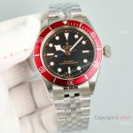 GR Swiss Replica Tudor new Black Bay 41mm Red Bezel with Jubilee Strap